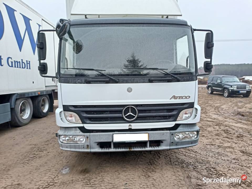 Mercedes Atego 818 2007 r 2 wł kontener 61 m manualna Kolno