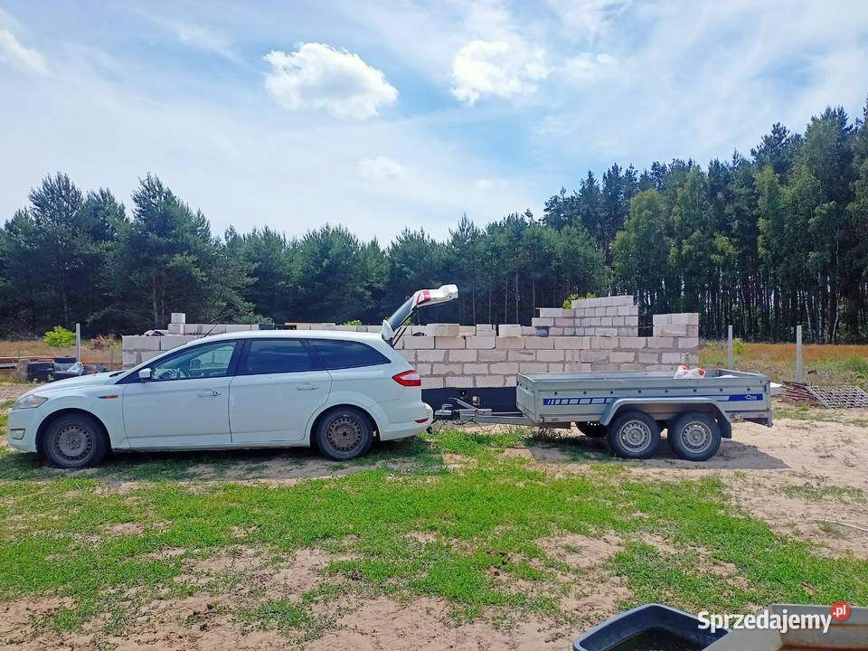 Przyczepka dwuosiowa z hamulcem dmc 1100 Łabiszyn-Wieś sprzedam