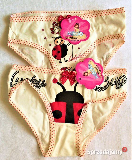 Figi majtki dziewczęce bawełna 98104 2 Bielizna Warszawa sprzedam