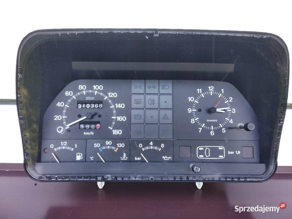 Fiat Uno I 1 licznik zegary prędkościomierz Części samochodowe Sieradz
