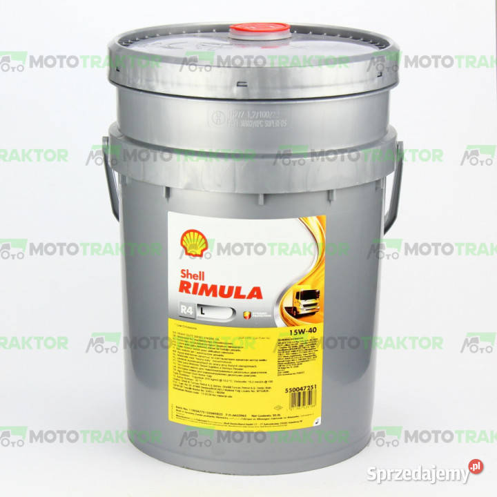 OLEJ SHELL RIMULA R4L 15W40 20L sprzedam