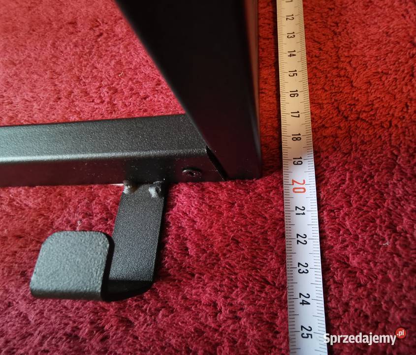 Wieszak stylowy ścienny czarny Szer 60 i wys na 60cm Łask