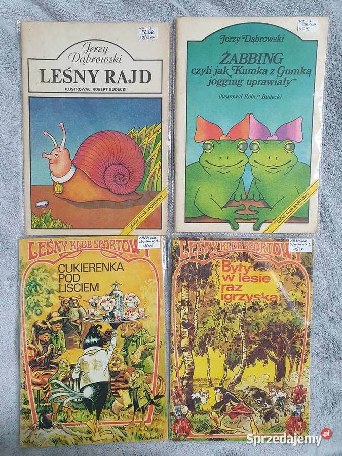 Leśny Klub Sportowy zestaw 4 komiksów bajek Komiksy Gdynia