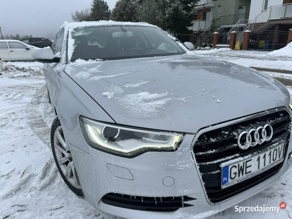 Audi A6 Automat biksenony kamera czujniki srebrny Wejherowo