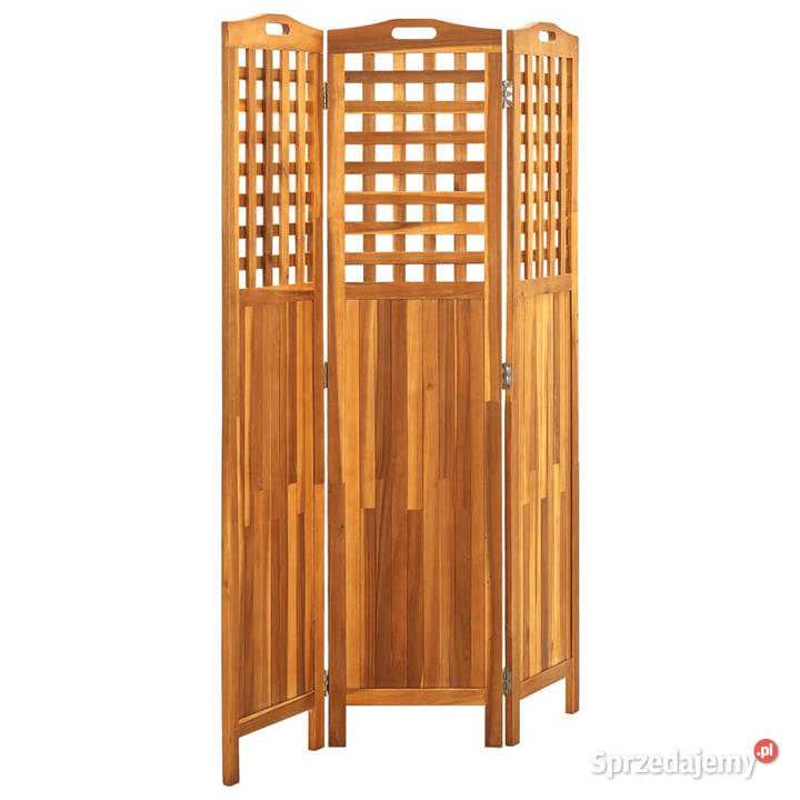 Parawan 3panelowy 121x2x170 lite drewno akacjowe Warszawa