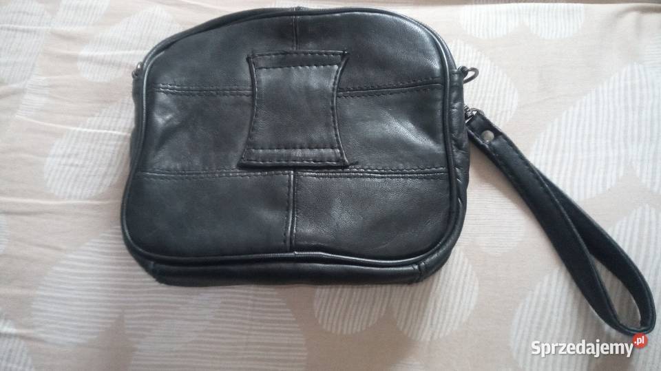 Czarna saszetka na rękę mazowieckie Warszawa sprzedam