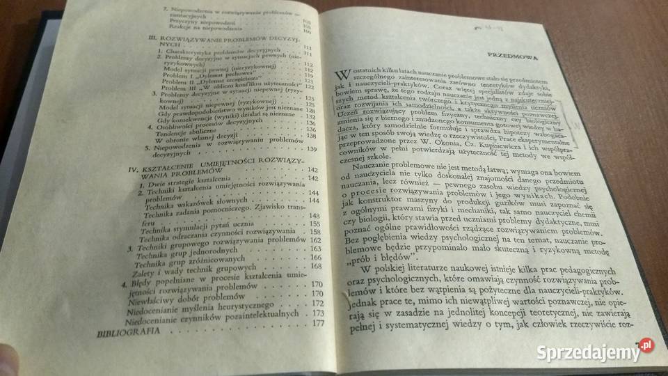 Rozwiązywanie problemów Józef Kozielecki TWARDA Gdańsk sprzedam