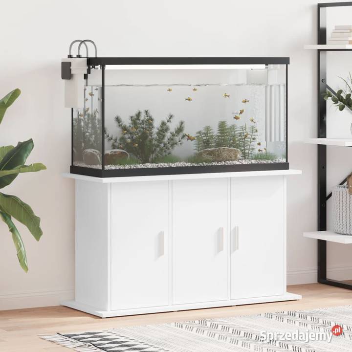 vidaXL Szafka pod akwarium biała 101x41x58