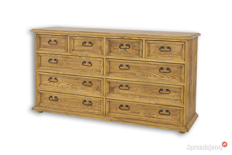 Drewniana komoda z szufladami w stylu rustykalna 89cm Maków Podhalański