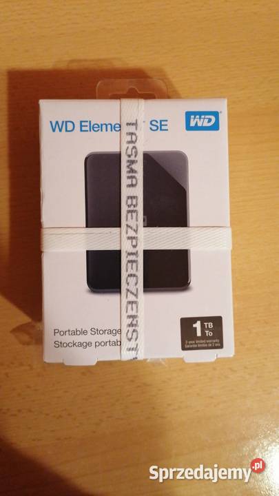 Dysk zewnętrzny WD Elements SE 1TB z etui