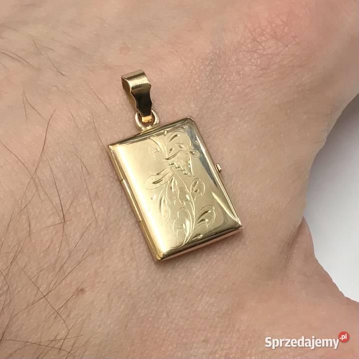 Złoty WISIOREK zawieszka 14K SEKRETNIK na Warszawa