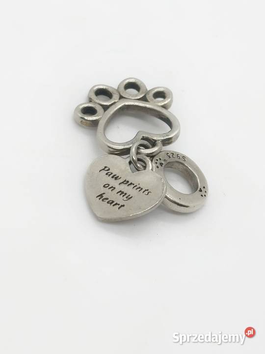 Srebrna zawieszka charms pr 925 205g Łapka Elbląg sprzedam