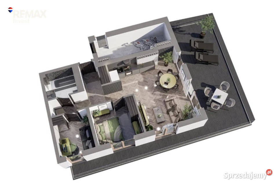 Penthouse Taras Widok na Beskidy Apartament 3 piętra i więcej Bielsko-Biała