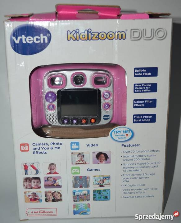 VTech KidiZoom Duo Różowy Aparat Dziecięcy i Torebka! Pink Camera and Case  Review! UNBOXING! 