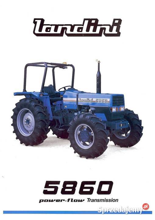 Landini 7500 Instrukcja katalog napraw obsługi Pozostałe