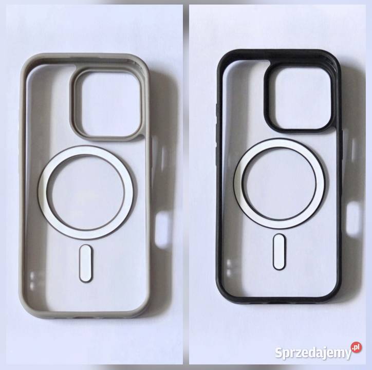 Etuicase przezroczyste szare i czarne z MagSafe Częstochowa