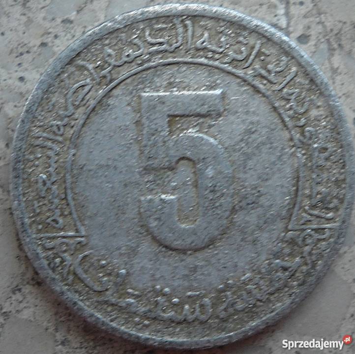 ALGIERIA5 CENTIMES197477 r Legionowo