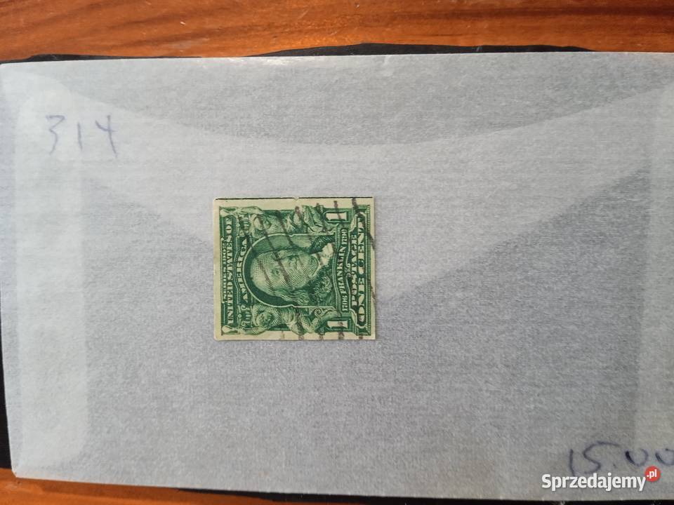 Benjamin Franklin znaczek USA małopolskie