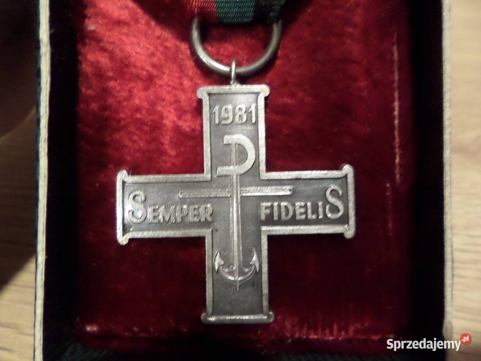 Krzyż Zasługi Semper Fidelis NUMEROWANY rzadki Militaria wielkopolskie Poznań sprzedam