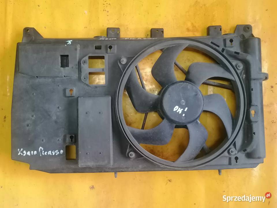 obudowa wentylator chłodnica klimy Citroen Xsara osobowe łódzkie