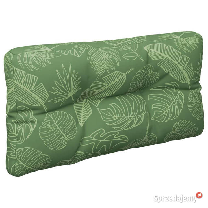 Poduszka na palety wzór w liście 70x40x12 sprzedam