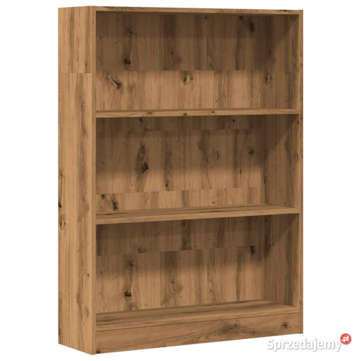 Regał dąb artisian 80x24x109 materiał Warszawa sprzedam
