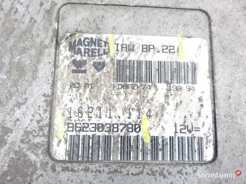 STEROWNIK FIAT ULYSSE 20 IAW8P22 9623038780 sprzedam