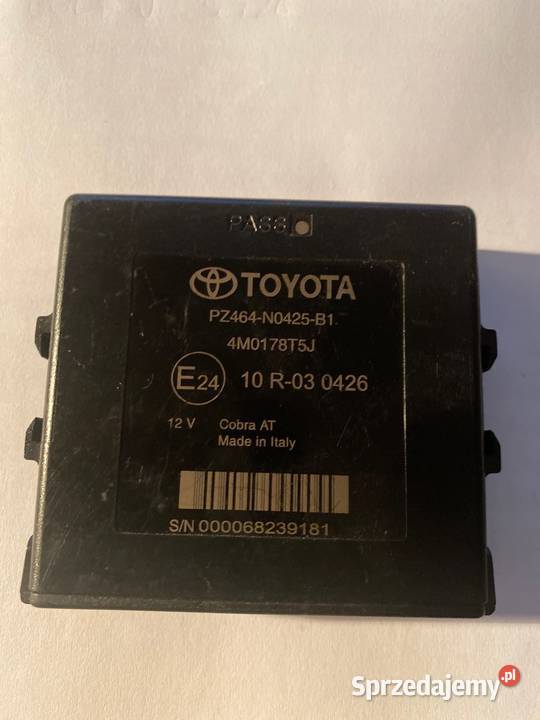 STEROWNIK MODUŁ PDC TOYOTA 10R030426 Pilzno