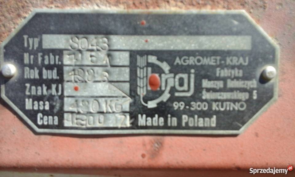 Siewnik poznaniak nie amazone nordsten hassia Rolnictwo kujawsko-pomorskie Mogilno