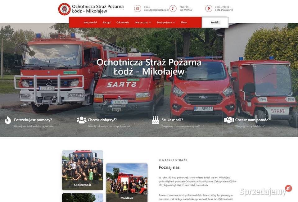 Strona internetowa wizytówka kompleksowe Usługi informatyczne Warszawa