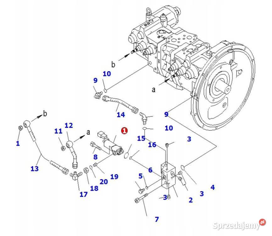 Zawór EPC KOMATSU 702210701 Gądki