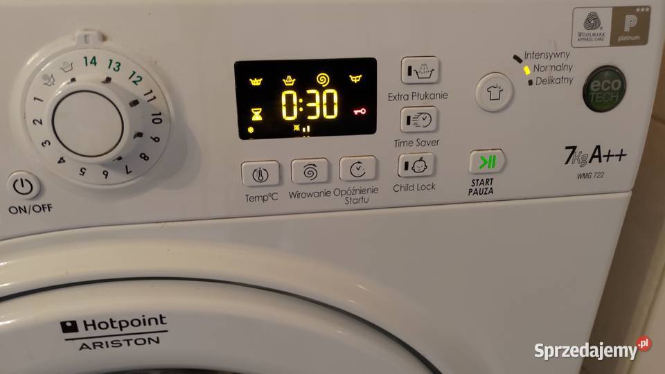 Pralka Hotpoint Ariston zablokowane drzwiczki Kraków sprzedam