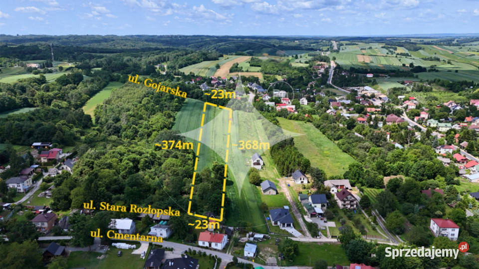 Szczebrzeszyn działka z zabudową i mediami polna