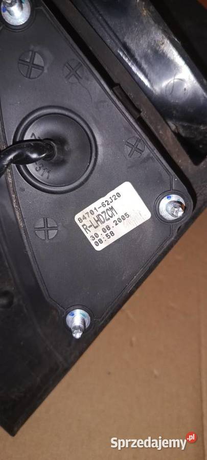 Lusterko zewnętrzne prawe Suzuki Swift mk6 Karoseria Krzemienica sprzedam
