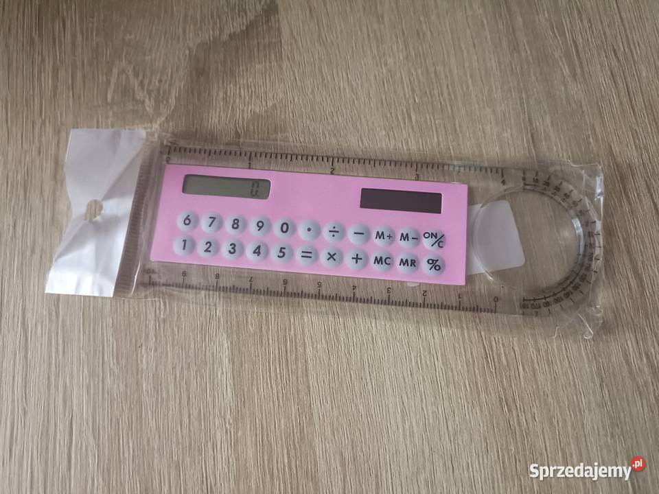 Mini kalkulator słoneczny z przezroczystą Kwidzyn sprzedam