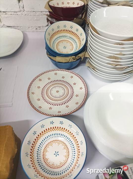 Talerz kubek miska ręcznie malowane Sterdyń sprzedam