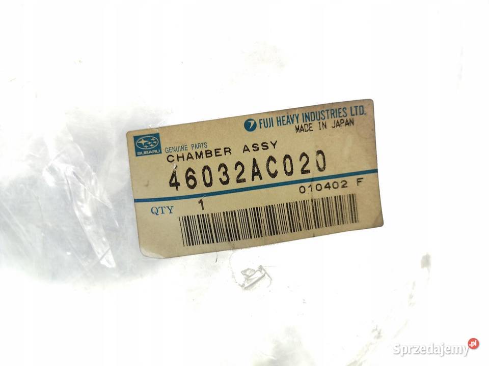 REZONATOR FILTRA POWIETRZA SUBARU LEGACY 9498 Powietrza lubelskie sprzedam