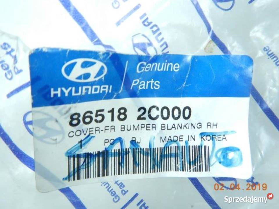 OSŁONA HALOGENU PRAWA HYUNDAI TIBURON 0209