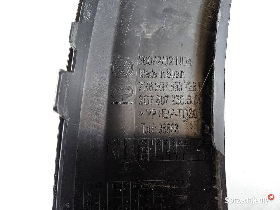 VW TAIGO LISTWA BŁOTNIKA PRAWY PRZÓD PRAWA Międzychód