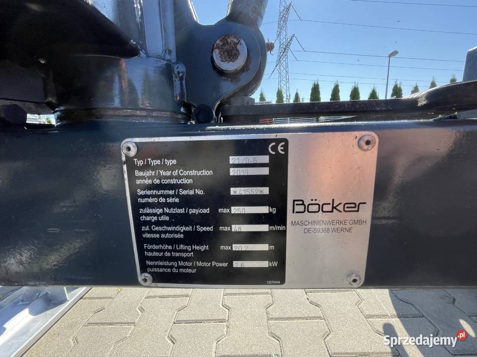 Winda Drabina Dekarska Meblowa Bcker Junior HD Ślesin