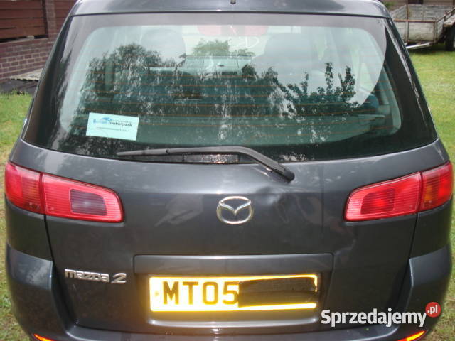 mazda 2 klapa tylna i zderzak komplet