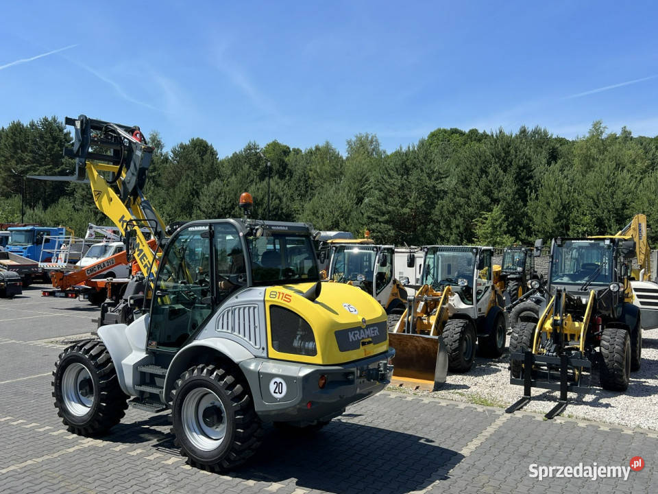 średnia kołowa Kramer 8115 35214S Wheel Loader 1200h Widełki sprzedam