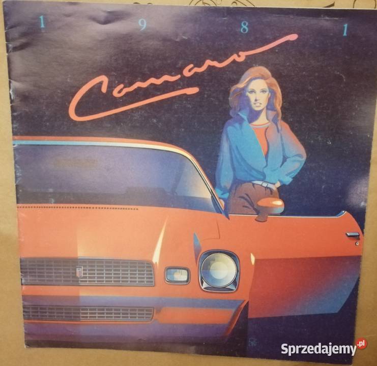1981 Chevrolet Camaro USA prospekt folder Kraków