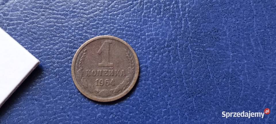 Stare monety 1 kopiejka 1964 Rosja Lesko