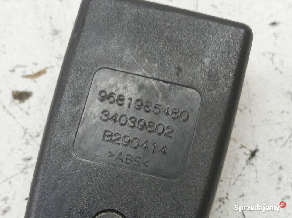 ZAPINKA PASA BEZPIECZEŃSTWA LEWY TYŁ KANAPY