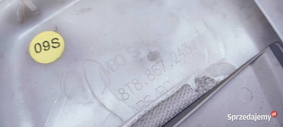 OSŁONA SŁUPKA B LEWA AUDI A5 8T 8T8867243 Tapicerki samochodowe Przystajń sprzedam