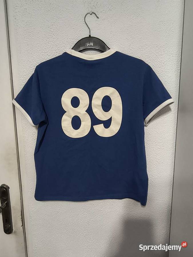 Bershka tshirt z nadrukiem nowy rL40 Zamość