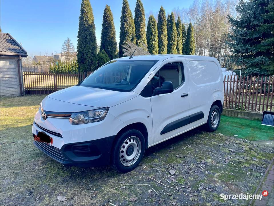 Toyota Proace City 15 HDI102 homologacja na ciężarowe Zgierz
