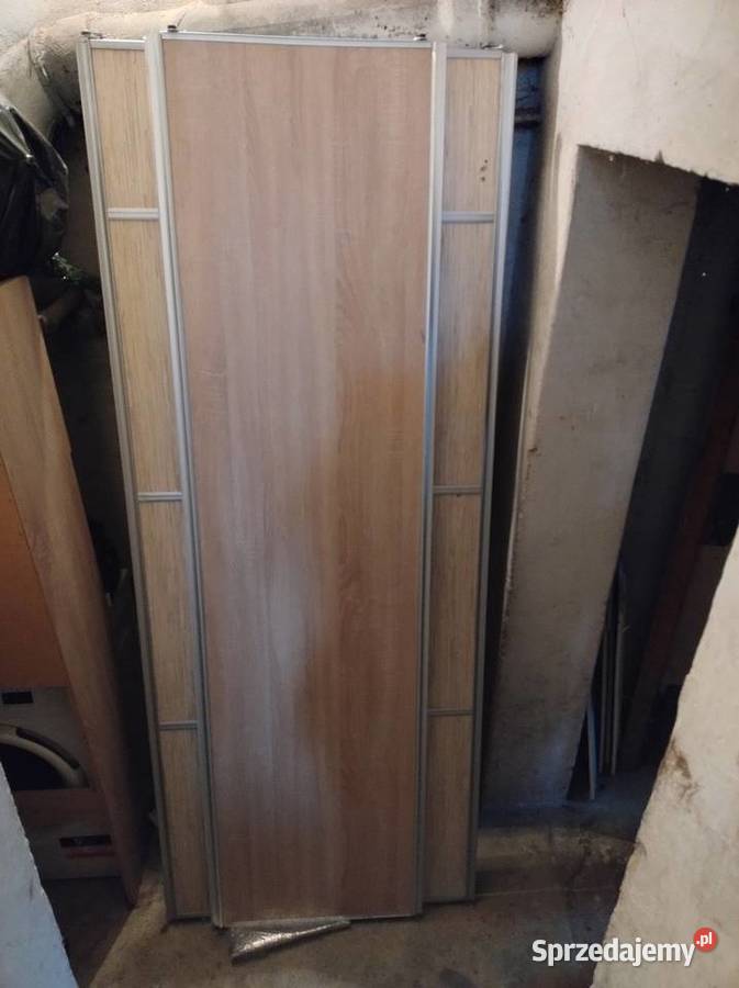 Drzwi do szarfy pod zabudowę z szynami Skierniewice