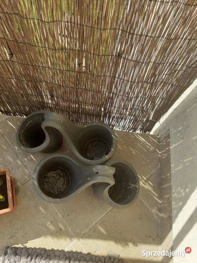 doniczki balkonowe 2 komplety Gdańsk sprzedam